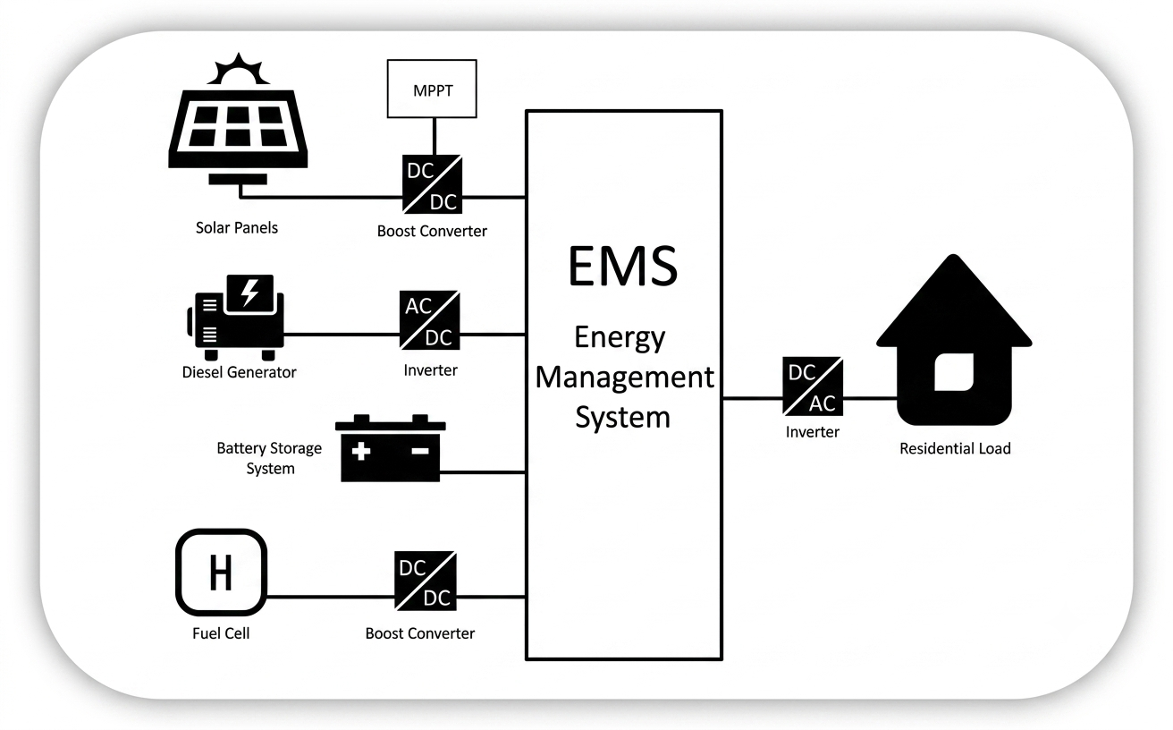 EMS Grid integration system schema blueprint
